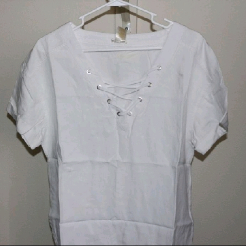 Matty M white blouse